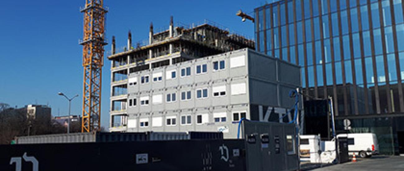 zaplecza budów kontenery