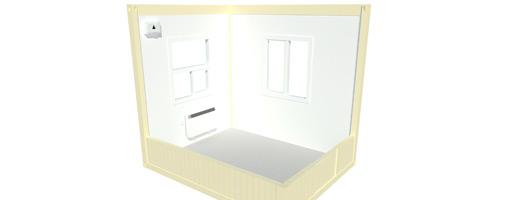 kontener stróżówka 2x2m
