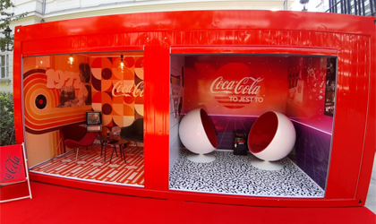 kontener modułowy dla Coca Cola