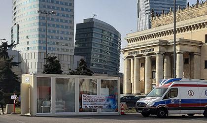 służba zdrowia kontenery