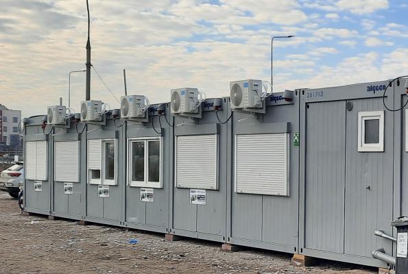 zaplecze budowy kontenery Algeco 
